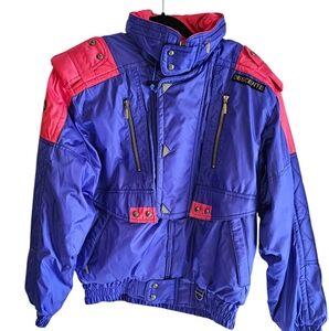 Vintage 80s 90s Drescente Winter Ski Bomber Jacket Men’s Size S